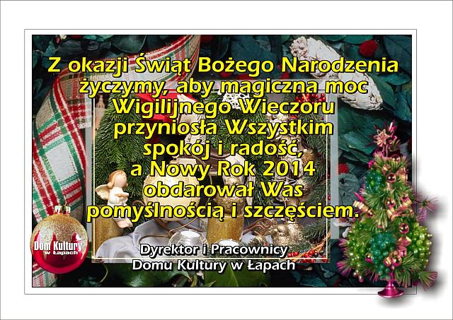 , aby magiczna moc Wigilijnego Wieczoru