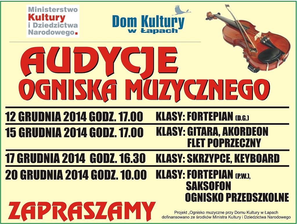 Audycje Ogniska Muzycznego