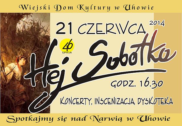 21 czerwca 2014 roku odbędzie się 46. SOBÓTKA.