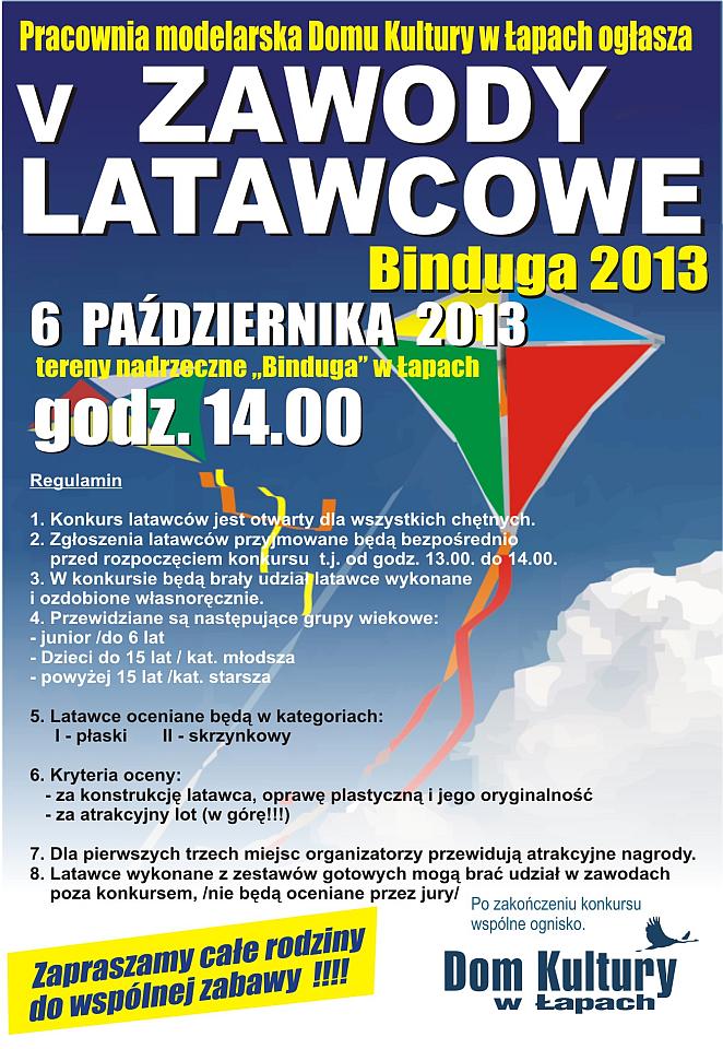 5. Zawody latawcowe Binduga 2013.