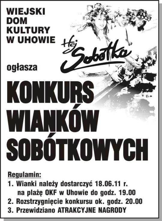 konkurs wianków